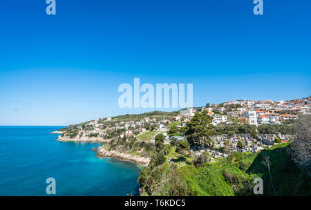 View from Ulcinj Old Town Walls Stock Photo