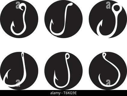 Fishing hooks vector image Stock Vector