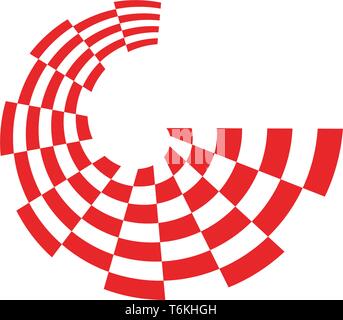 flag template logo and symbol vector Stock Vector