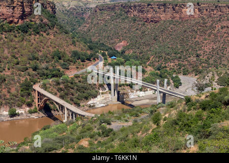 Blue Nile bridges Stock Photo