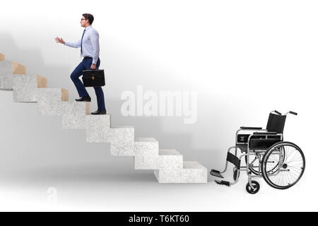 Accessibility concepth with wheelchair for disabled Stock Photo