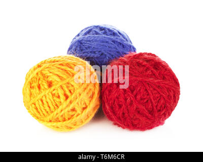 Colorful Yarn Balls Stock Photo