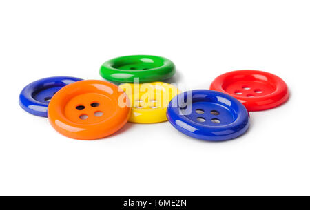 Multicolored buttons Stock Photo
