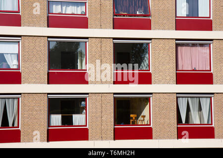 Several levels with rooms of a big apartment Stock Photo