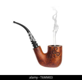 Vintage smoking pipe Stock Photo