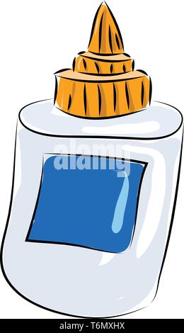 Tube of glue vector illustration Stock Vector
