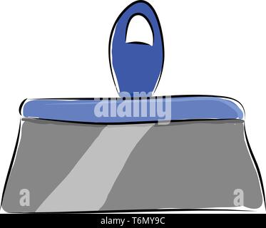 Plastering trowel illustration vector on white background Stock Vector