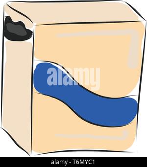 Quilting powder illustration vector on white background Stock Vector