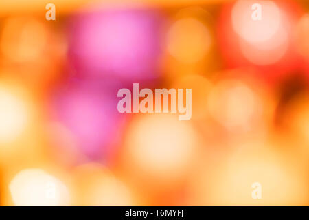 Soft warm blurry bokeh overlay Stock Photo