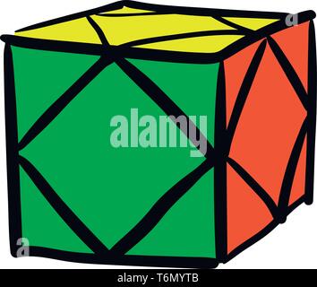 Skrewb illustration vector on white background Stock Vector