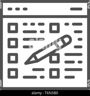 Folder tablet with pencil, clipboard, checklist grey icon Stock Vector ...