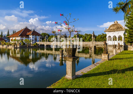 Water Palace Taman Ujung in Bali Island Indonesia Stock Photo