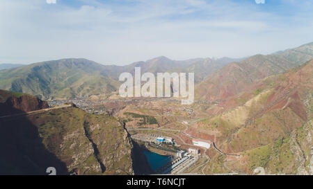 View of Hisor Fortress in Tajikistan, Central Asia. Stock Photo