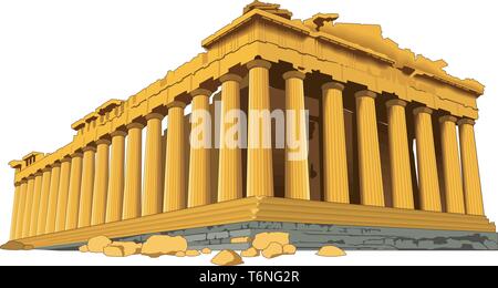 Acropolis of Athens Stock Vector Image & Art - Alamy