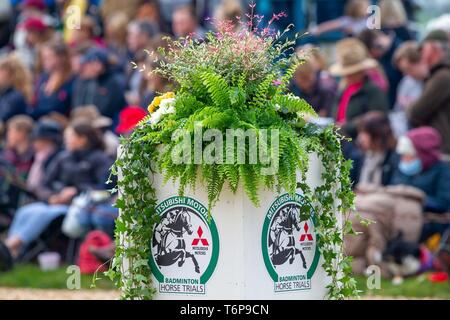 Badminton, Gloucestershire, UK. 02nd May, 2019. Trot Up. Mitsubishi Motors Badminton Horse Trials. Rolex Grand Slam Event. Horse Trials. Eventing. Badminton. Gloucestershire. United Kingdom. GBR. {01}/{05}/{2019}. Credit: Sport In Pictures/Alamy Live News Stock Photo