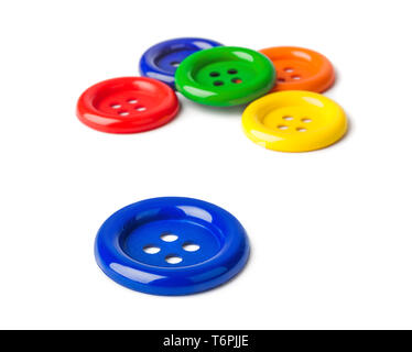 Multicolored buttons Stock Photo