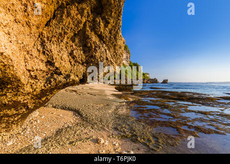 Suluban beach in Bali - Indonesia Stock Photo