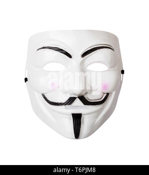 Computer hacker mask Stock Photo