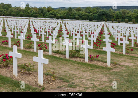 First World War Memorial Cemetery in Verdun, France Stock Photo