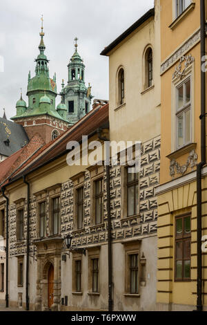 21 Kanonicza Street in Krakow, Poland, former residence of Pope John Paul II. Stock Photo