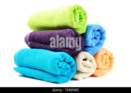Beautiful towel set Stock Photo
