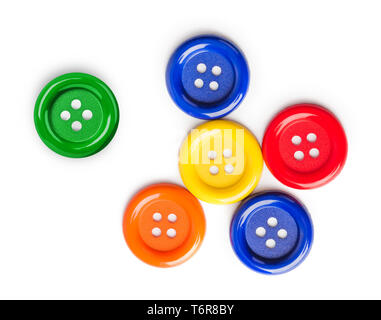 Multicolored buttons Stock Photo