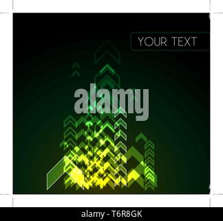 Colourful abstract background made from arrows Stock Vector