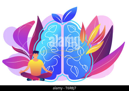 Mindfulness concept vector illustration. Stock Photo