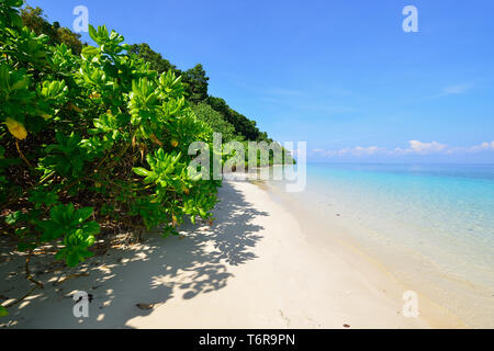 Beautiful Elephant beach on the Havelock Island of the Andaman and Nicobar Islands, India Stock Photo