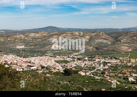 Cuevas de San Marcos, Spain. White village in Antequera region, Andalucía, Spain. Stock Photo