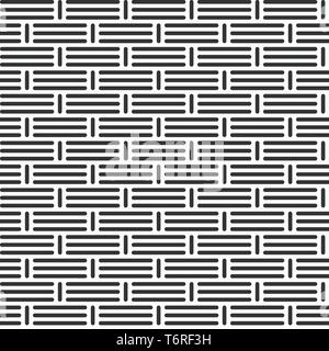 Abstract seamless pattern with stripes lattice. Modern stylish texture. Geometric grid. Regularly repeated horizontal and vertical straight lines Stock Vector