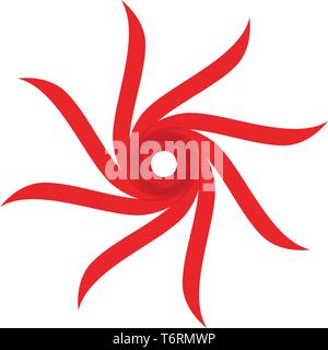 Arrow circle business logo and symbol Stock Vector