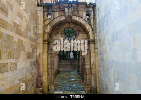 Original historical building of University of Oviedo in Oviedo city, Asturias region of Spain Stock Photo