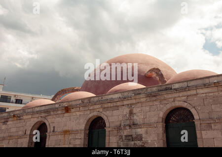 Mosque of the Janissaries, Chania, Crete, Greece 2019 Stock Photo