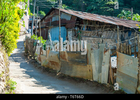 House in Hmong village, Thailand Stock Photo