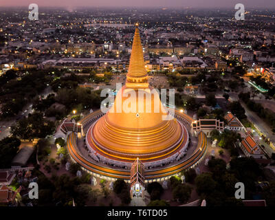 Nakhon Pathum Chedi Stock Photo