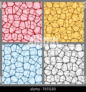 Abstract backgrounds set with nets Stock Vector