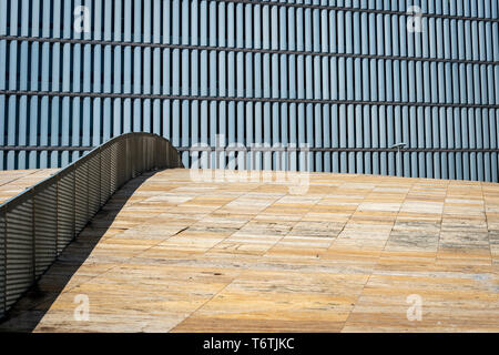 abstract modern architecture, Porto, Portugal. Stock Photo