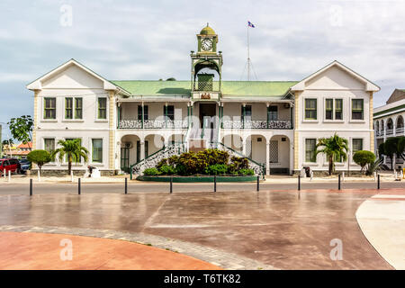 Belize City Supreme Court Building British colonial style architecture
