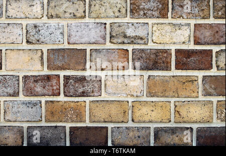 beige brick wall background Stock Photo