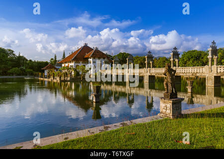 Water Palace Taman Ujung in Bali Island Indonesia Stock Photo