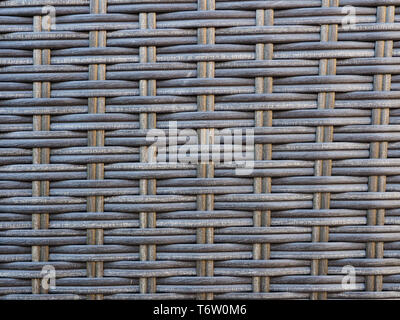 Background of brown weathered braided rattan pattern Stock Photo