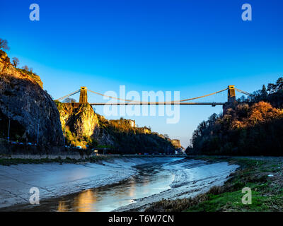 Clifton Suspension Bridge over the river Avon, Bristol, England UK Stock Photo