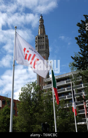 Beffroi mairie de Lille Stock Photo