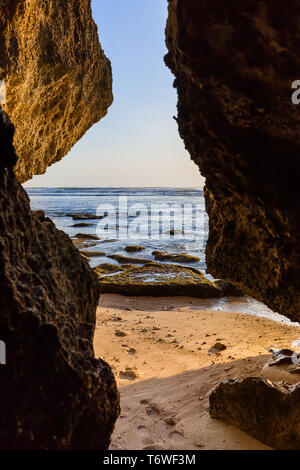 Suluban beach in Bali - Indonesia Stock Photo