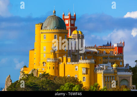 Pena Palace in Sintra - Portugal Stock Photo