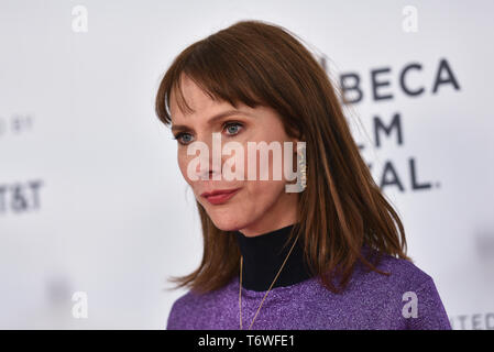 Dolly Wells attends the premiere of 'Good Posture' during the 2019 Tribeca Film Festival at SVA Theater on April 27, 2019 in New York City. Stock Photo