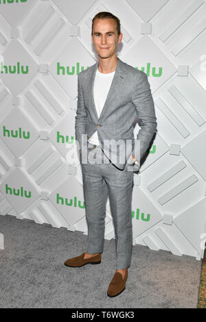 Rhys Wakefield attends 2019 Hulu Upfront on May 01, 2019 in New York City. Stock Photo