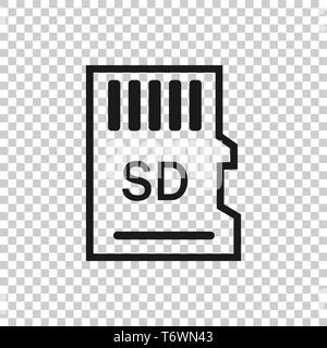 Big SD Card vector icon isolated on transparent background, Big SD Card  transparency logo concept Stock Vector Image & Art - Alamy