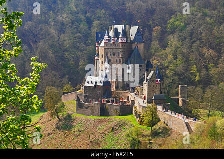 Burg Eltz castle near Moselle River, Germany Stock Photo